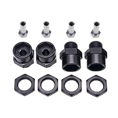 4PCS 1/10 RC Car Wheel Hex Hub Adapter Conversion Extension 12mm to 17mm